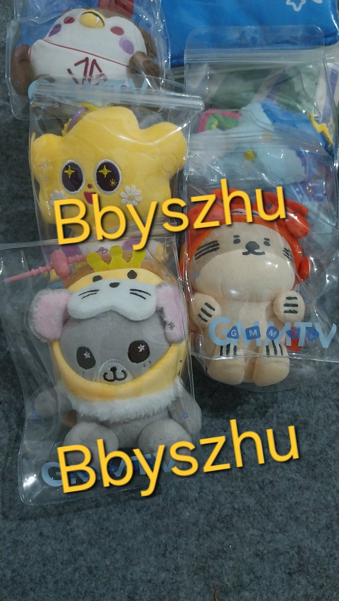 Bbyszhu's tweet photo. wts wts merch lucky bag &amp; doll keychain

- khunno (rd thai)
- smyle 
- guinzly
- ceri 
Price dm ya. Beberapa doll dan merch lucky bag siap kirim 

wts wtb doll keychain gmmtv maskot luckybag fanival https://t.co/PREaMcBPVC