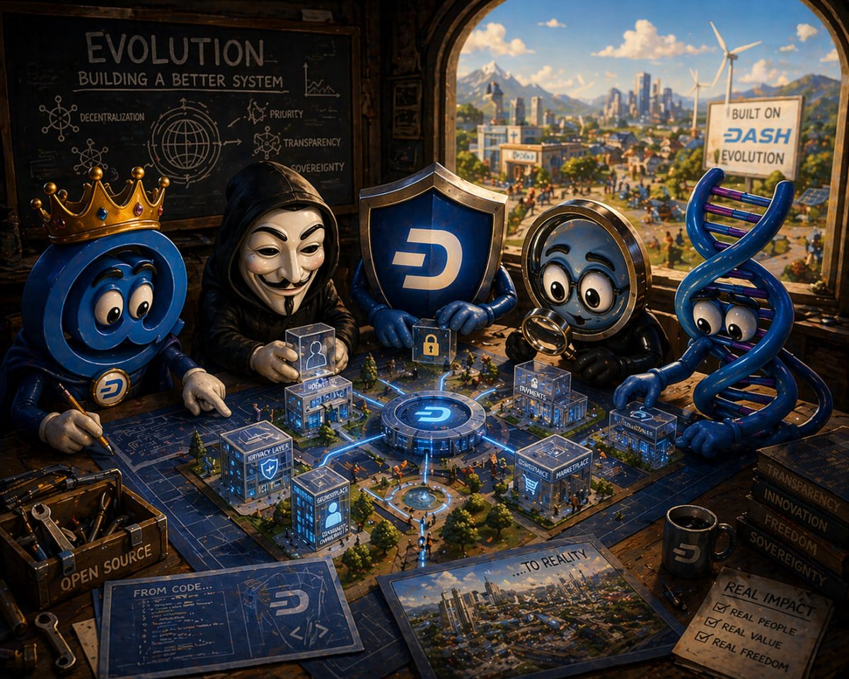 ItaliaDash's tweet image. It's not just code. ✊

It's what code becomes in the real world. 🌍

👑 Sovereign Identity
🛡 Security
🔒 Privacy
🔍 Transparency
⚡️ Speed
🌳 Decentralization

Building on Evolution means building reality. 🧬

@Dashpay $DASH #Dash #BuiltToLast #Crypto #DAO #Privacy #Freedom