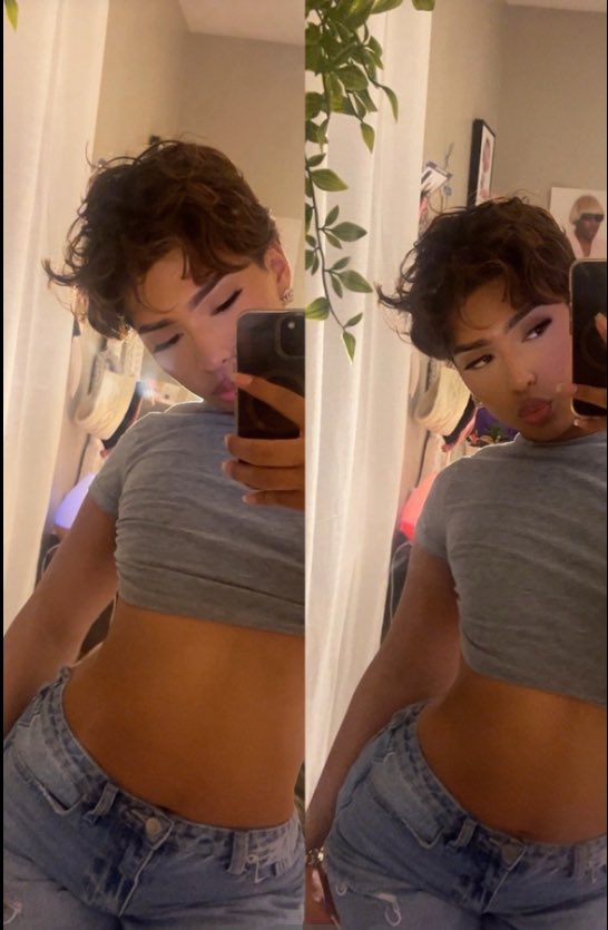 oopsiluvu's tweet image. am i pretty? 😍 #virałpost #femboy #twink