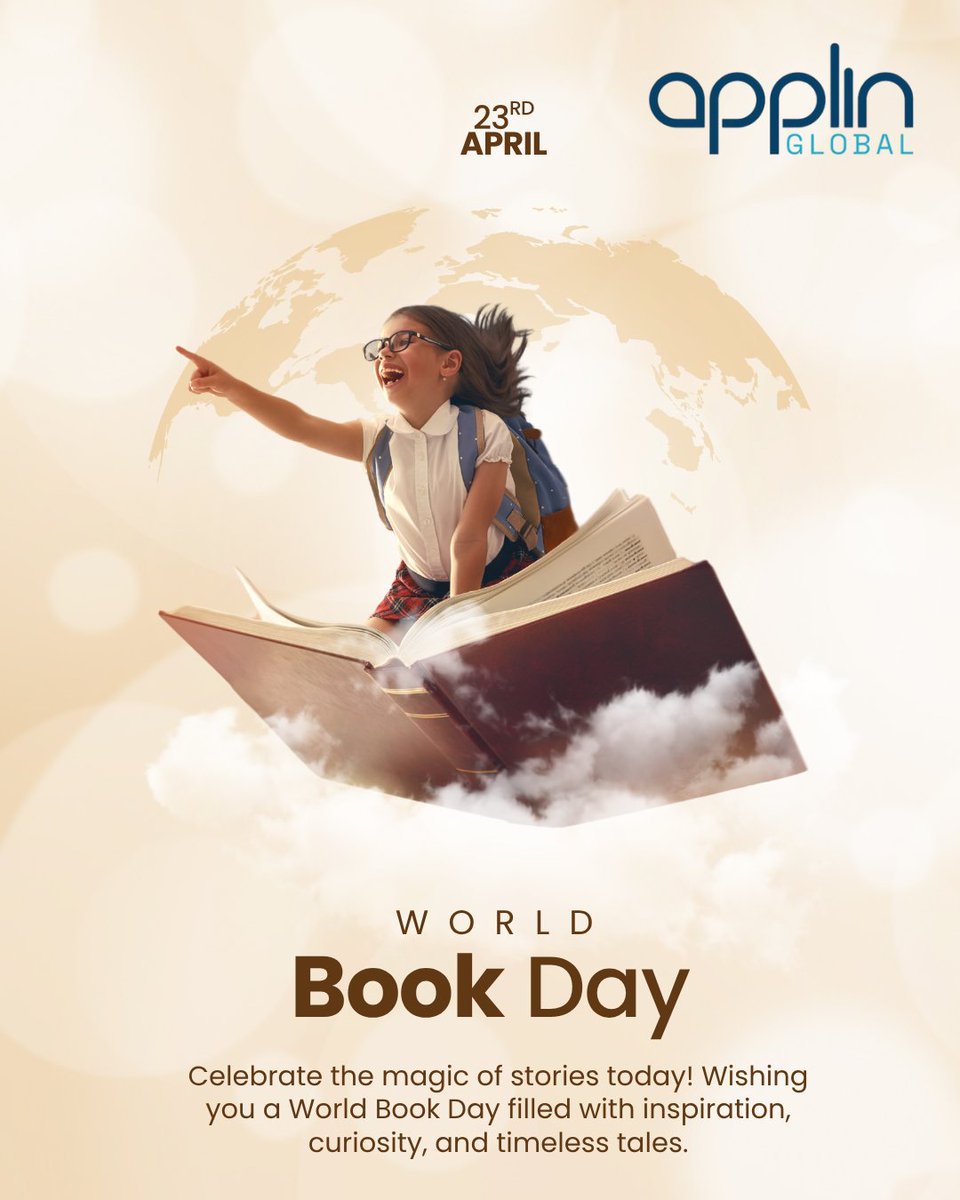 ApplinGlobal's tweet photo. 📚 Happy World Book Day!

Open a book, open your mind 📖💡
Celebrate the magic of stories this World Book Day ✨

#WorldBookDay #Books #Reading #Knowledge #Education #LearnAndGrow #BookLovers #ReadingHabit #StudentLife #StudyMotivation #applinglobal https://t.co/7MkoQ8shxB