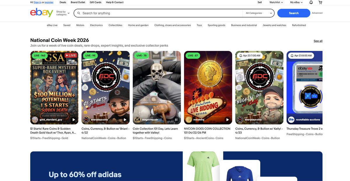 EphraimJason's tweet photo. @eBay wtf is up with this scammy looking shit? I went to go look for something after not using your site in a year and I immediately noped https://t.co/j4aluz2ln7