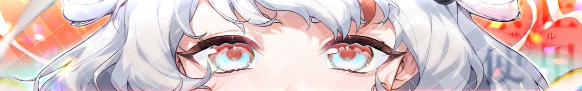 Larose_lr's tweet photo. #VGenComm eyebanner_No.3 https://t.co/1TV4e2IVz0