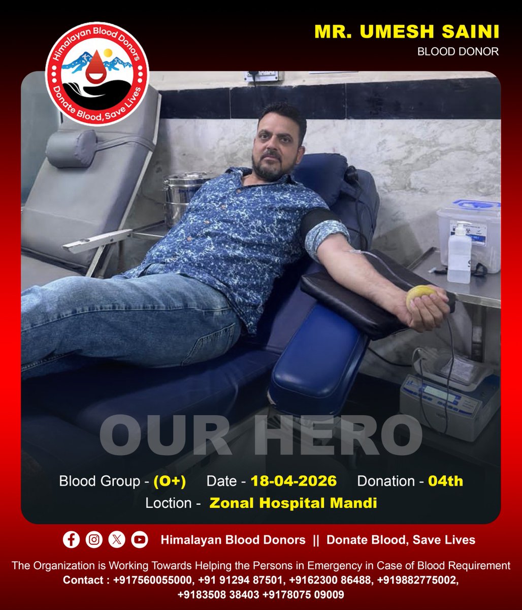 Himalayan Blood Donors tweet media