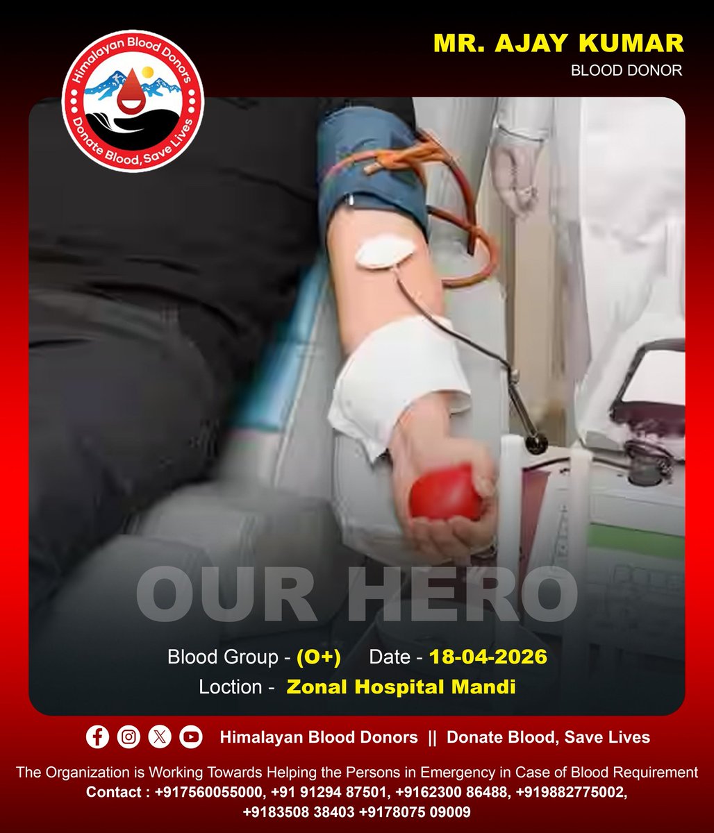 Himalayan Blood Donors tweet media