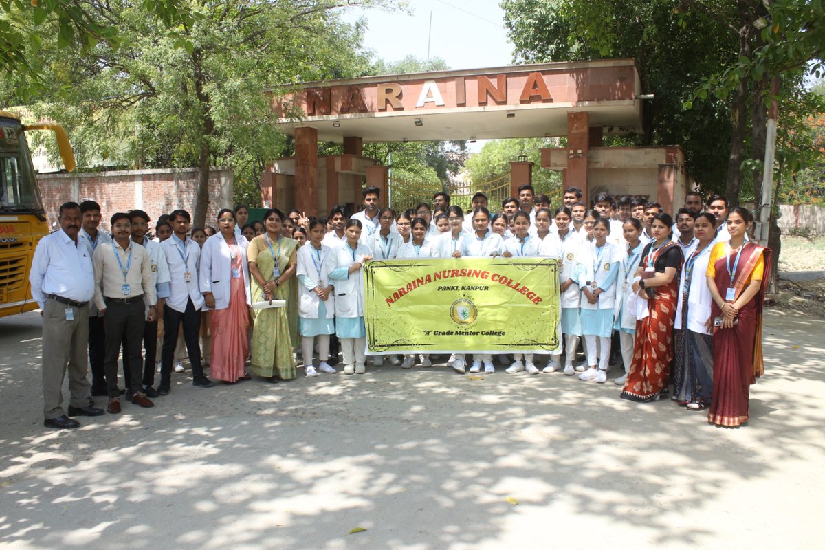 NarainaGroup's tweet photo. Students of https://t.co/UDE5l1Pgrm 7th Sem and G.N.M 2nd Year, Naraina Nursing College, conducted an awareness session at Dr. C.V. Raman School on HPV vaccination, hygiene, and healthy lifestyle.

#NarainaNursingCollege #HealthAwareness #HPVVaccination #HealthyLifestyle https://t.co/k9EXhH7EQ9