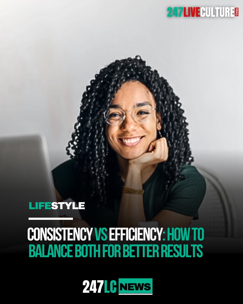 247LC's tweet image. Consistency builds the habit of showing up while efficiency refines how you use your time and energy, and understanding the difference is key to making real progress without burning yourself out!

Read Here 🗞️: 247liveculture.com/lifestyle/cons…

#consistency #efficiency #success #mindset