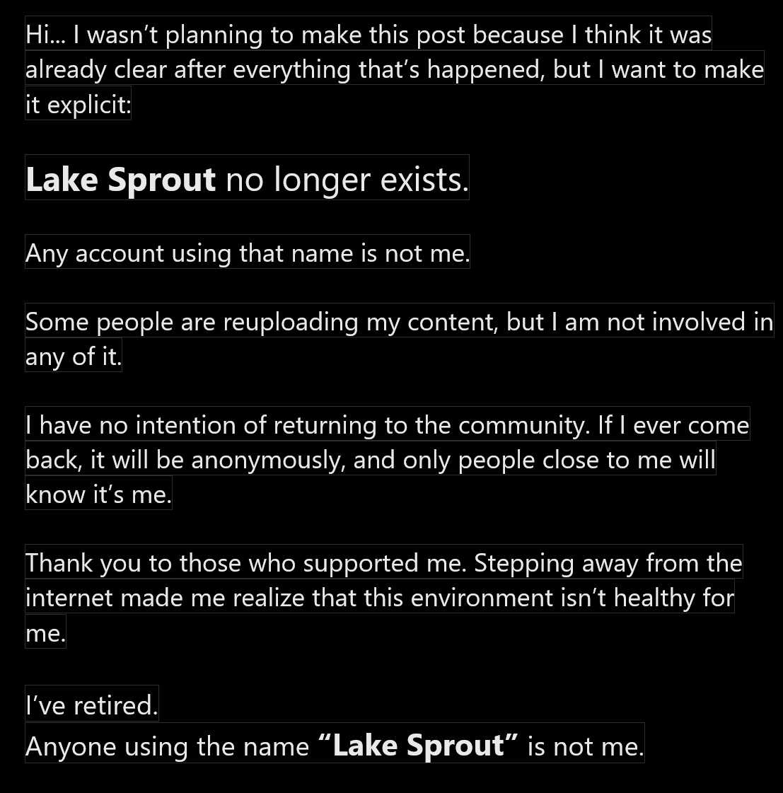 Lake Sprout tweet media
