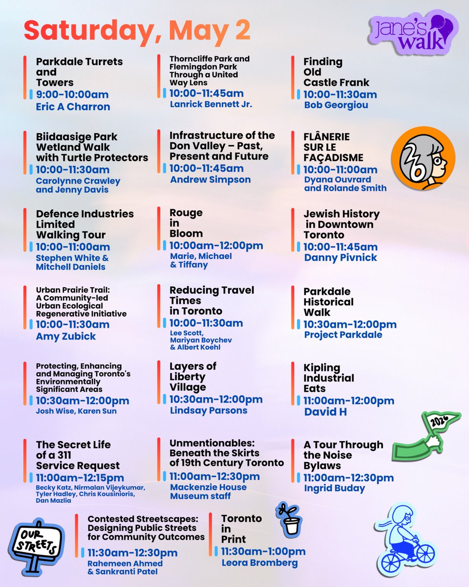 Jane's Walk Toronto tweet media