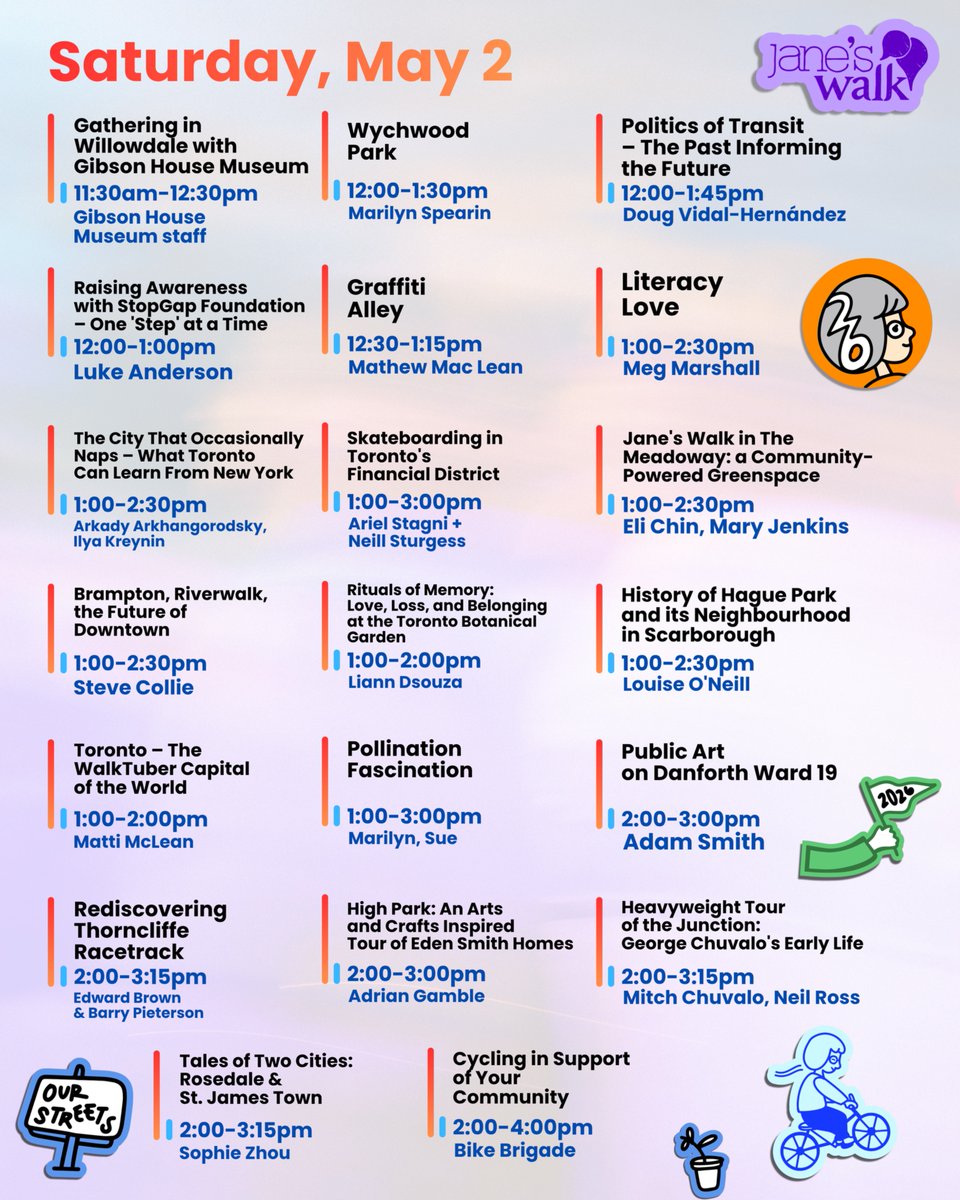 Jane's Walk Toronto tweet media