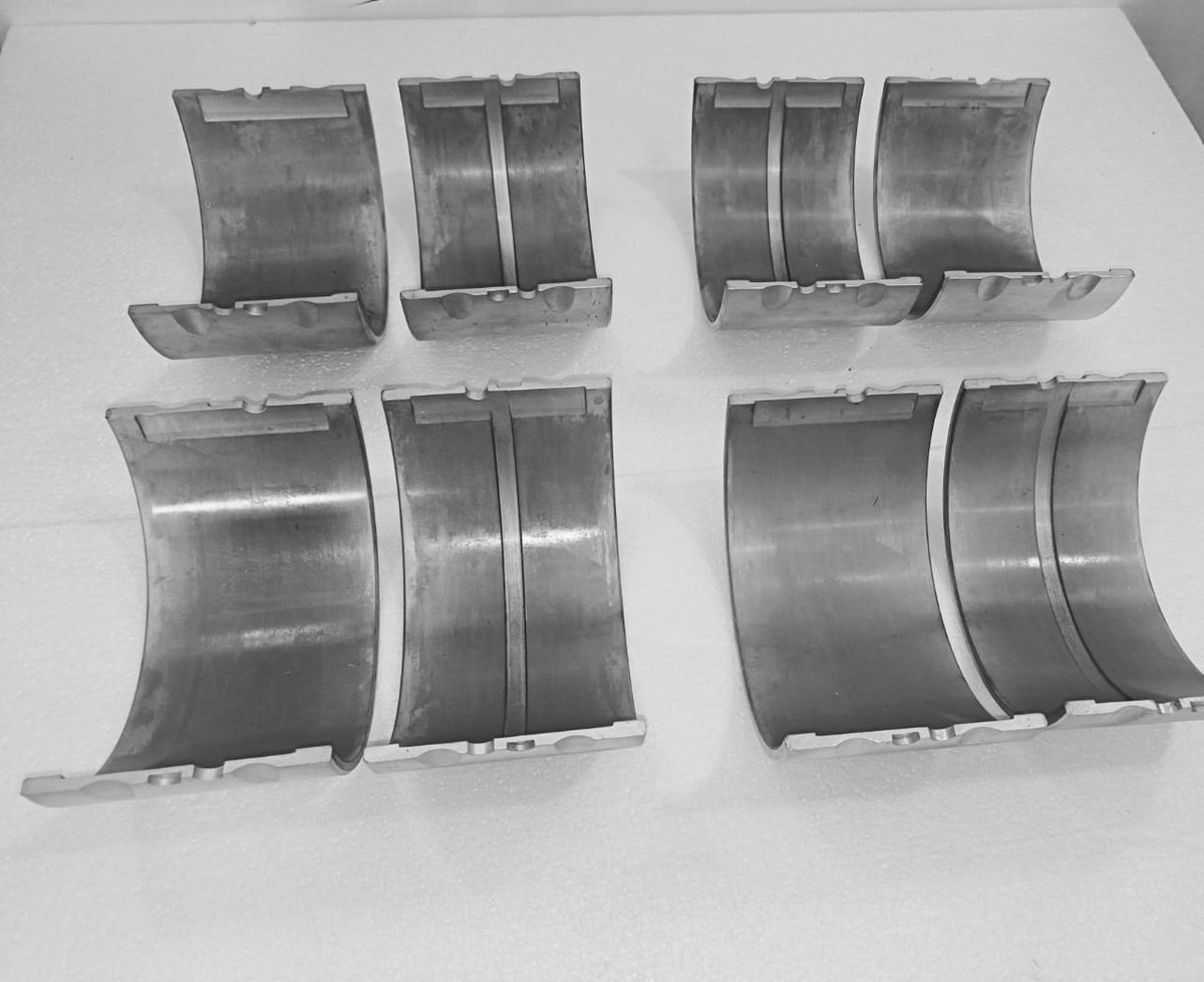 WebMast53732195's tweet image. Marine Engine Crankpin Bearings in Stock – Wartsila, MAN, MAK, Yanmar &amp;amp; Daihatsu
Crankpin Bearings Ready in Stock – Trusted Quality by RA Power
Looking for dependable crankpin bearings to keep your engines running smoothly and efficiently?#CrankpinBearings #MarineEngine #Engine
