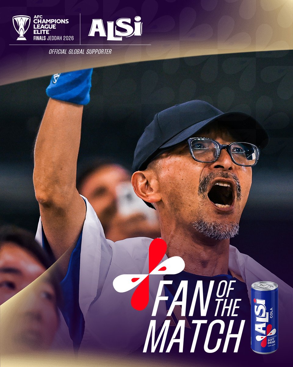 TheAFCCL's tweet photo. Every chant, every roar, every moment ๐
The heartbeat of the #ACLElite Semi-Finals ๐
#FanOfTheMatch | #Alsi https://t.co/y2kmz4KLCE