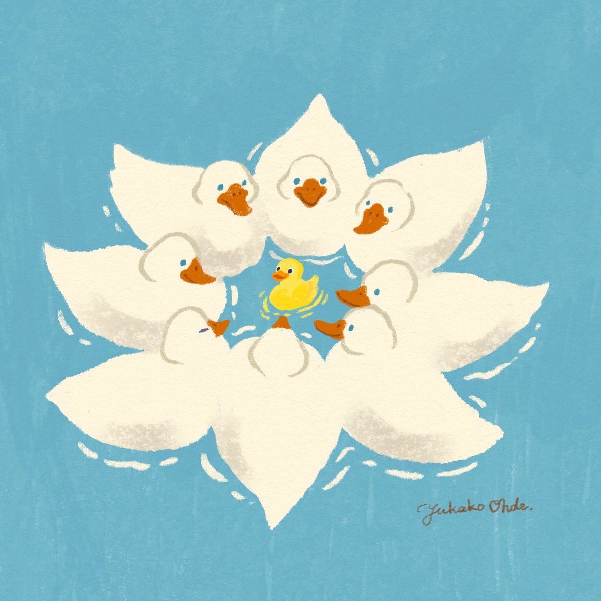 おおでゆかこ - イラストレーター 絵本作家 (@oderon86) on Twitter photo 