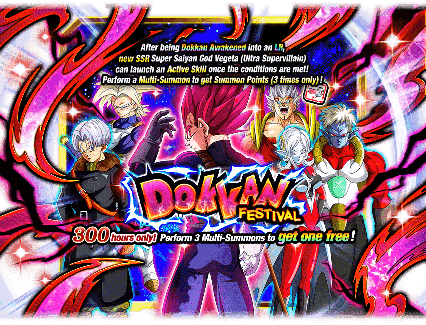dbzworldvideos's tweet photo. LR Super Saiyan God Vegeta Dokkan Festival Banner https://t.co/16p1xnbrYc