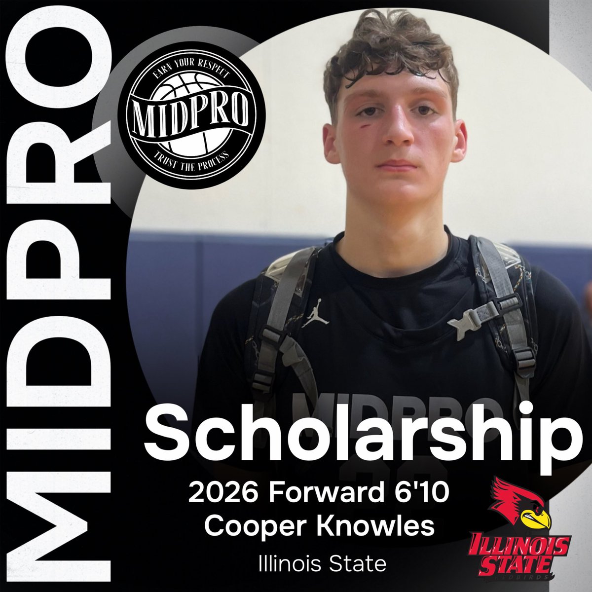 MidProAcademy's tweet image. 2026 Forward 6’10 Cooper Knowles has received a scholarship from Illinois State (D1). @knowles_22 

#MidProFam #ThisIsWhatWeDo #TrustTheProcess #EarnYourRespect #CreateYourStory