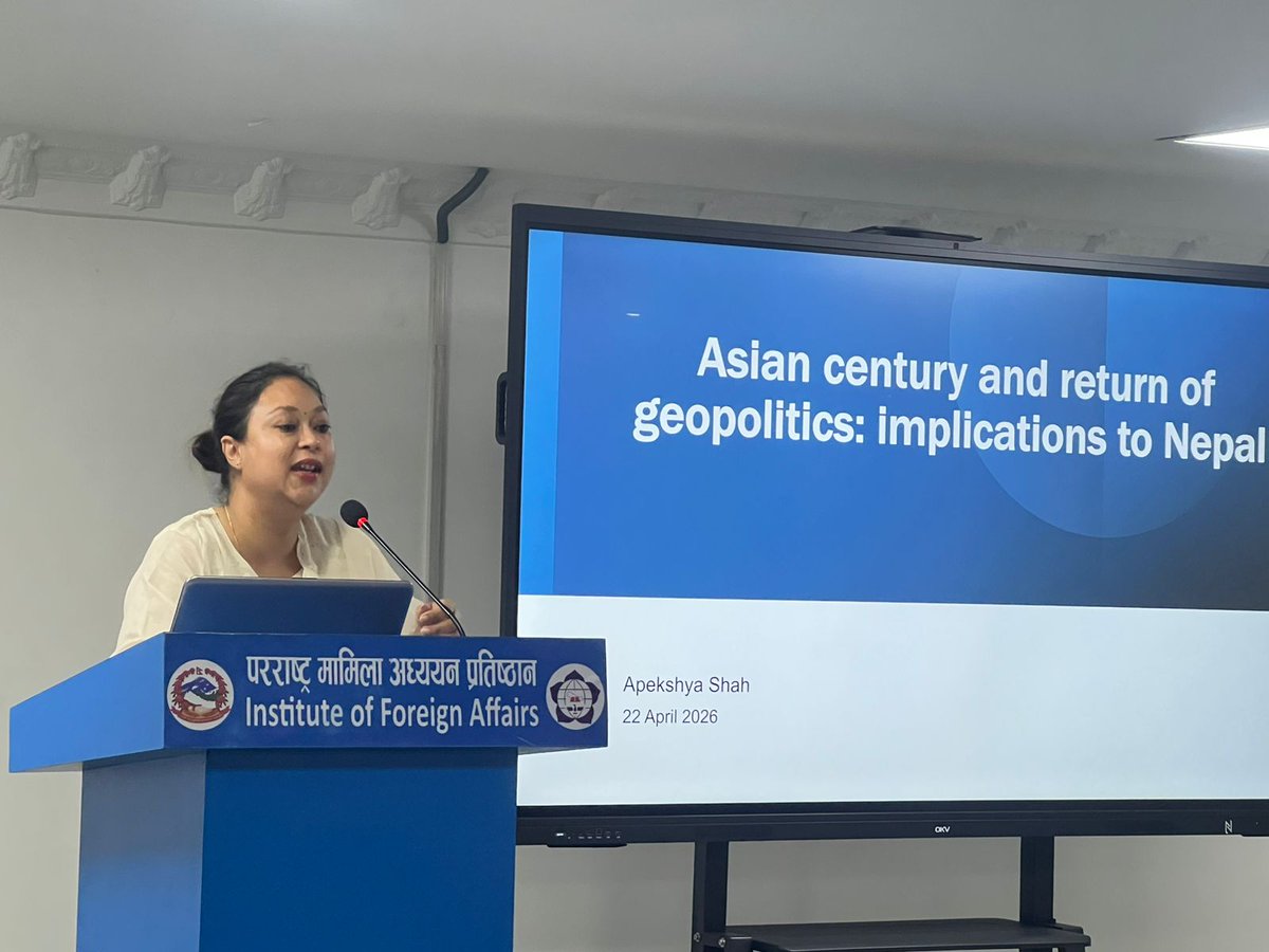 Institute of Foreign Affairs (IFA), Nepal tweet media