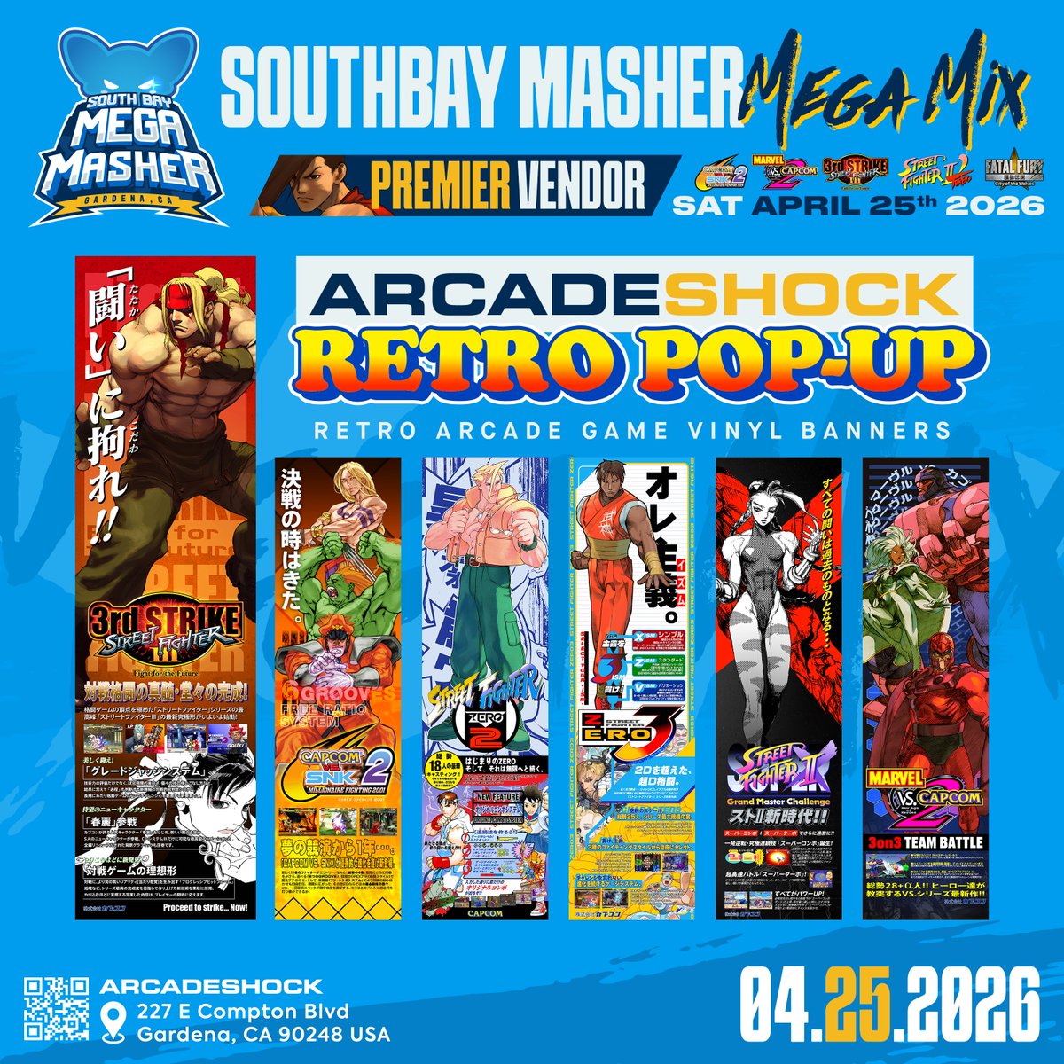 ARCADESHOCK @SOUTHBAY MEGA MIXER APRIL 25TH tweet media