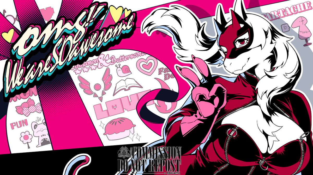 Reignbeaux13's tweet image. #undertale
#toriel 
A commission from another platform. Thanks for the order!
* The client wanted a Persona-inspired look for this composition.