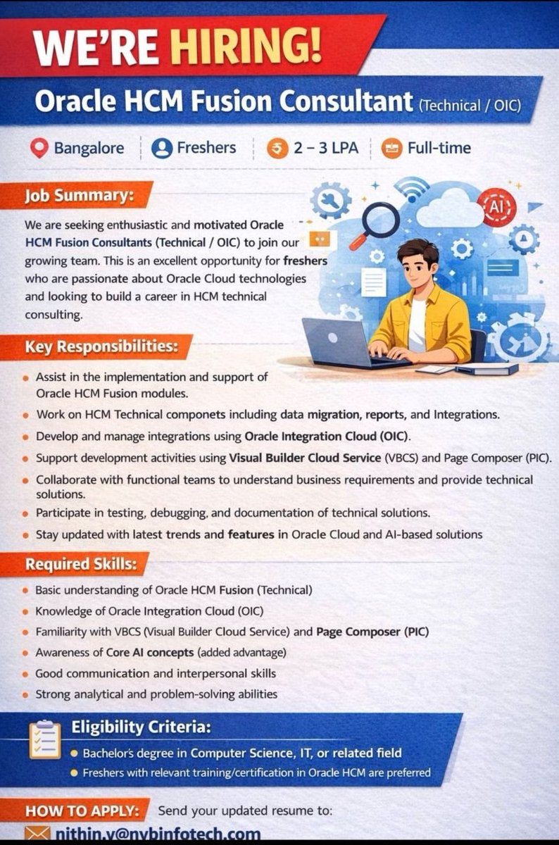 softwareduniyas's tweet image. #Fresher Openings for #Software Engineer role: