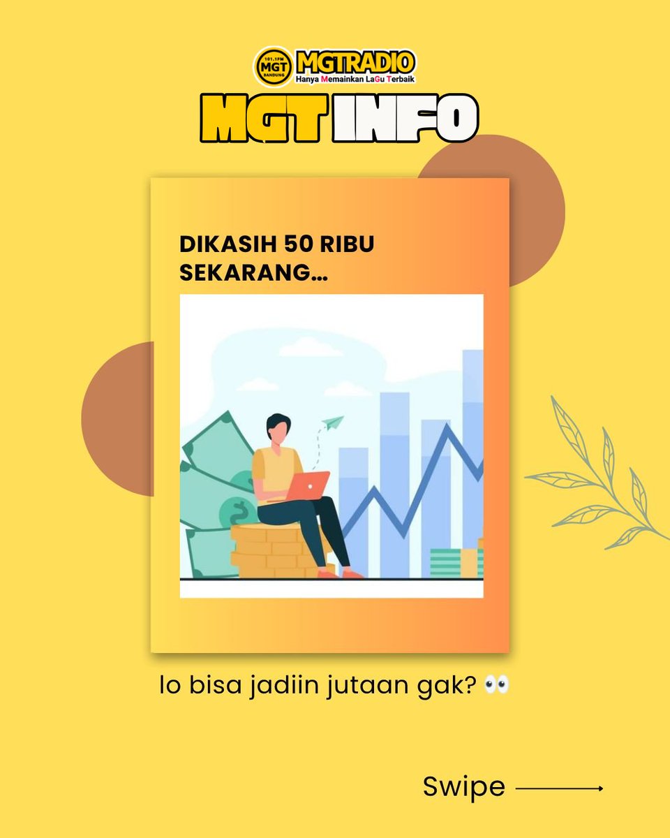 MGT_RADIO's tweet image. Mau bisnis tapi nggak punya modal?

Tenang, sekarang banyak yang bisa dimulai dari online—dropship, freelance, sampai jasa sesuai skill.

Modal kecil, tapi peluangnya besar

Kuncinya: konsisten, ngerti market, &amp;amp; jago manfaatin sosmed.

#MGTRADIO #MGTInfo #BisnisOnline #SideHustle