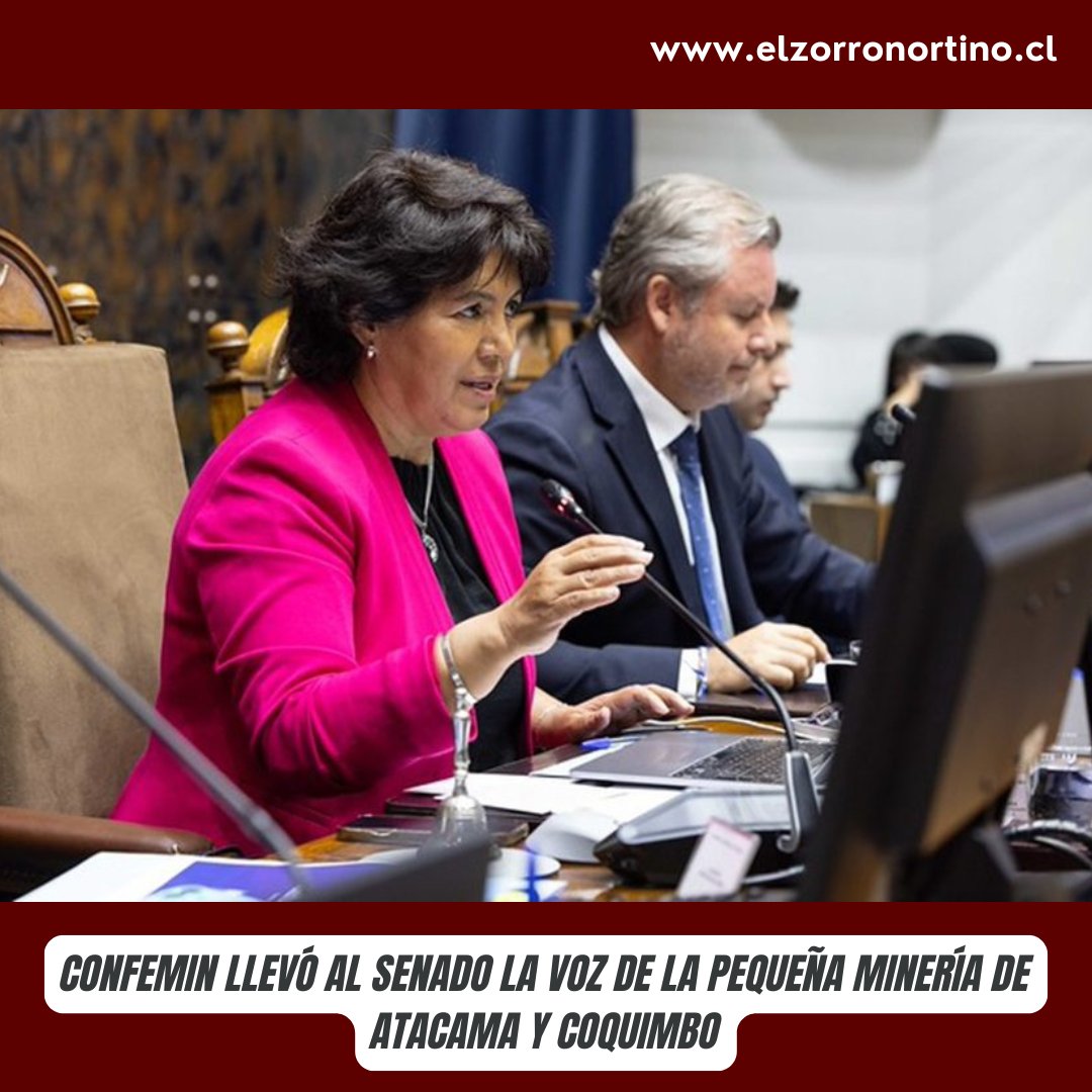 Elzorronortino's tweet image. CONFEMIN llevó al Senado la voz de la pequeña minería de Atacama y Coquimbo

elzorronortino.cl/energia-y-mine…

#seguidores #elzorronortino #destacarme #noticiasdehoy #todos #atacama