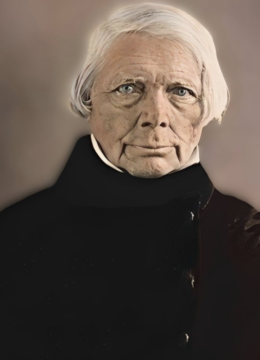 aufgehenderRest's tweet photo. Friedrich Wilhelm Joseph Schelling (1775-1854) Photo from 1848 with color. #Schelling #GermanIdealism https://t.co/jBXVnIwHps