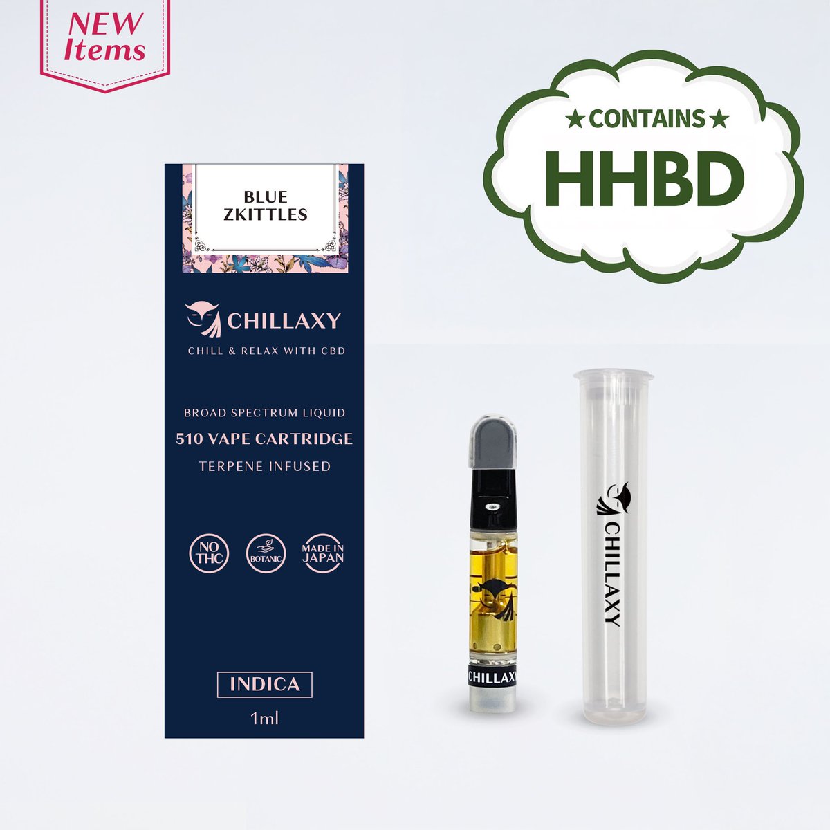 CHilliN liquid 1ml【CRDH H4CBD CBN】 The packaging is the same as the CRDP liquid🍯but 🆕The contents