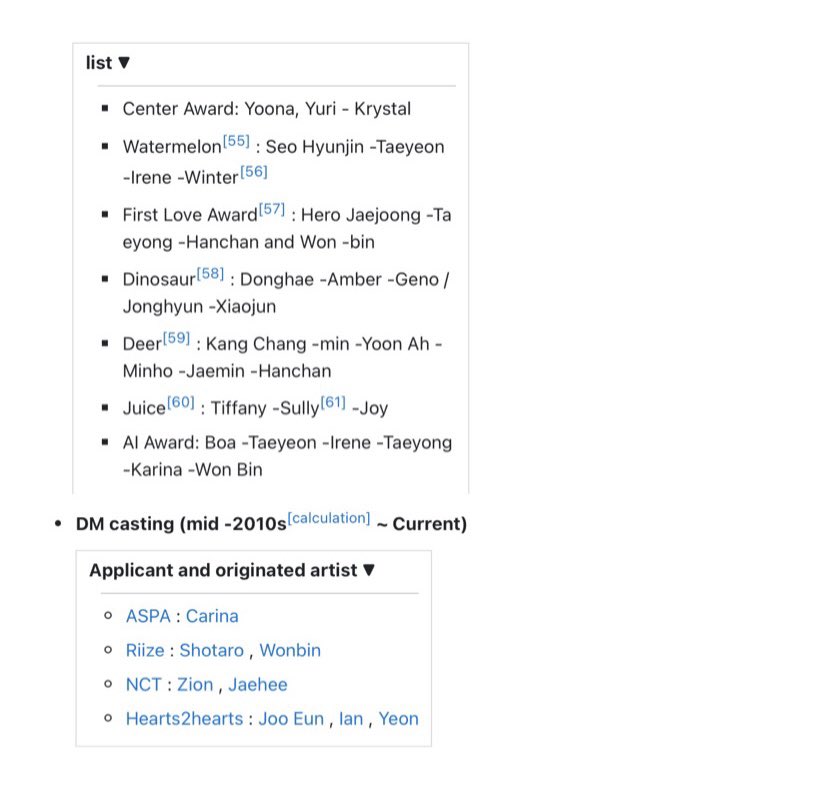 on sm’s namuwiki page, wonbin is listed under:

- vocal
- dance
- center
- dm casting
- first love awards
- AI awards 

#WONBIN #원빈
