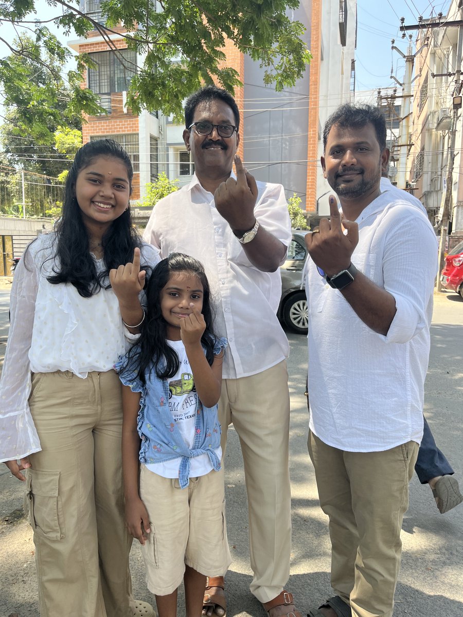 Exercised my democratic right 🙏