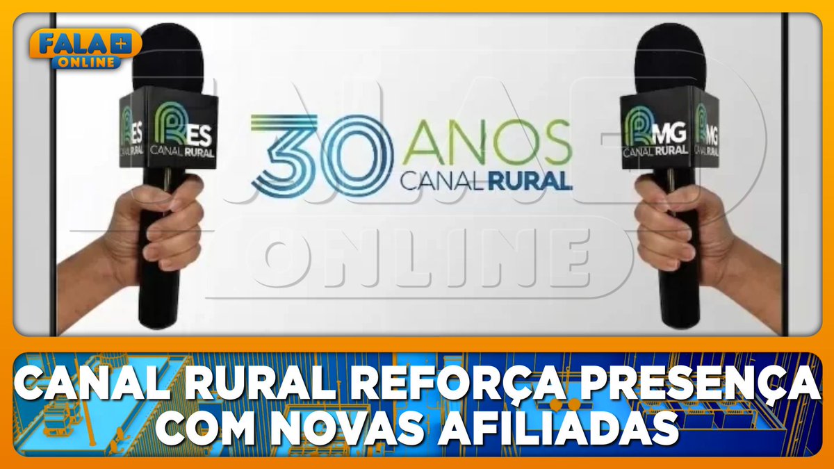 falamaisonline's tweet image. Canal Rural reforça presença com novas afiliadas em Minas Gerais e no Espírito Santo.
youtu.be/cFCDY2ZoHyU

#CanalRural #TV #Televisão #FalaMaisOnline
