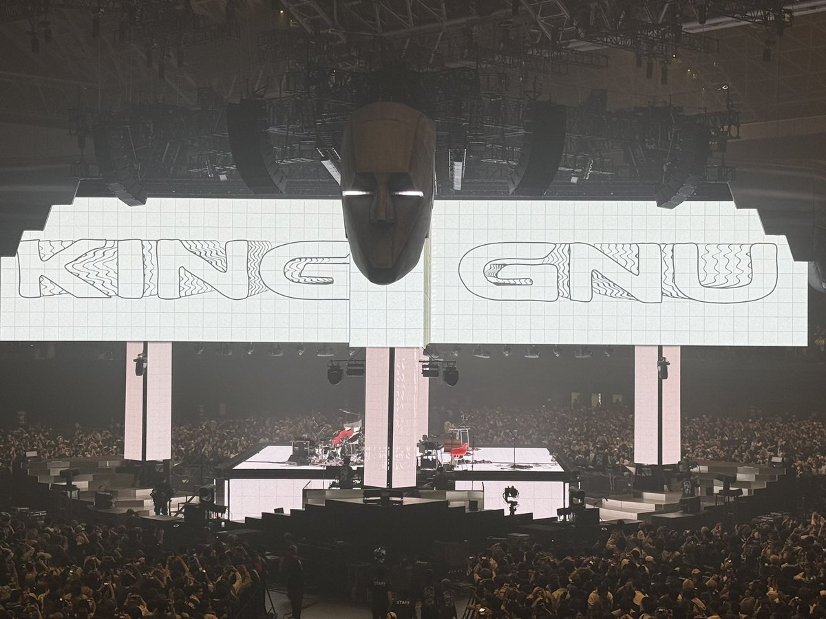 P_P1ck's tweet photo. 今回1日だけだったけど満腹だ！！ありがとう！キングヌー✨

#KingGnuCENTRALTour2026 https://t.co/RuTAgbSbpC
