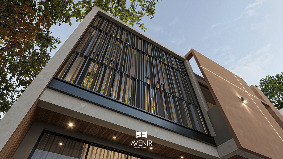 AvenirDev's tweet photo. This 10 Marla residence in DHA Lahore is a striking example of contemporary minimalism, characterized by its bold geometric forms and a sophisticated "industrial-chic" material palette.  📞 Book your design consultation with Avenir Developments today. Call now at +92 300 1101103 https://t.co/shFpPdOe16