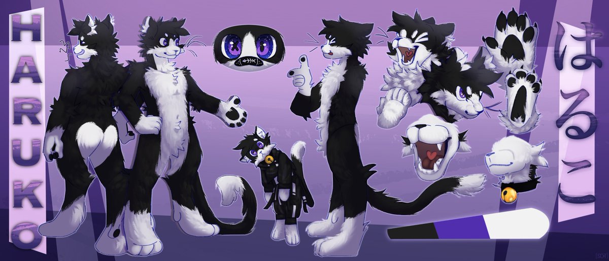 harukonokiba's tweet photo. super pretty ref sheet of my sona by @SCxxtrd <33 https://t.co/FpZGSeHYpn