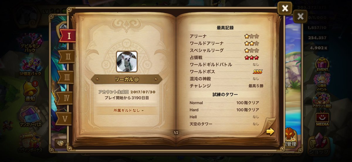 Moratorium4649's tweet photo. 海外駐在終わって日本に帰国したのでどこか拾ってくれるギルドありましたらお願いします。
#サマナ　#サマナーズウォー https://t.co/LINpHj5dK6