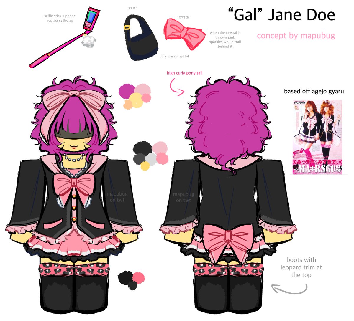 #forsaken jane doe skin concept 
kinda rushed 😭