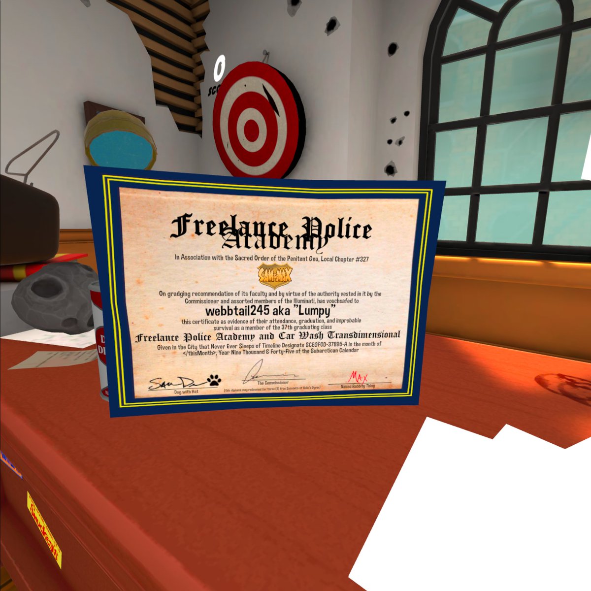 small achievements

small achievements are enough

#samandmax vr was a peak game yo