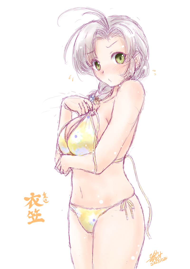 #なんの脈絡もなく水着イラストを再掲して最近フォローしてくれたフォロワーを怖がらせましょう 
深刻な水着重巡不足と聞いて 