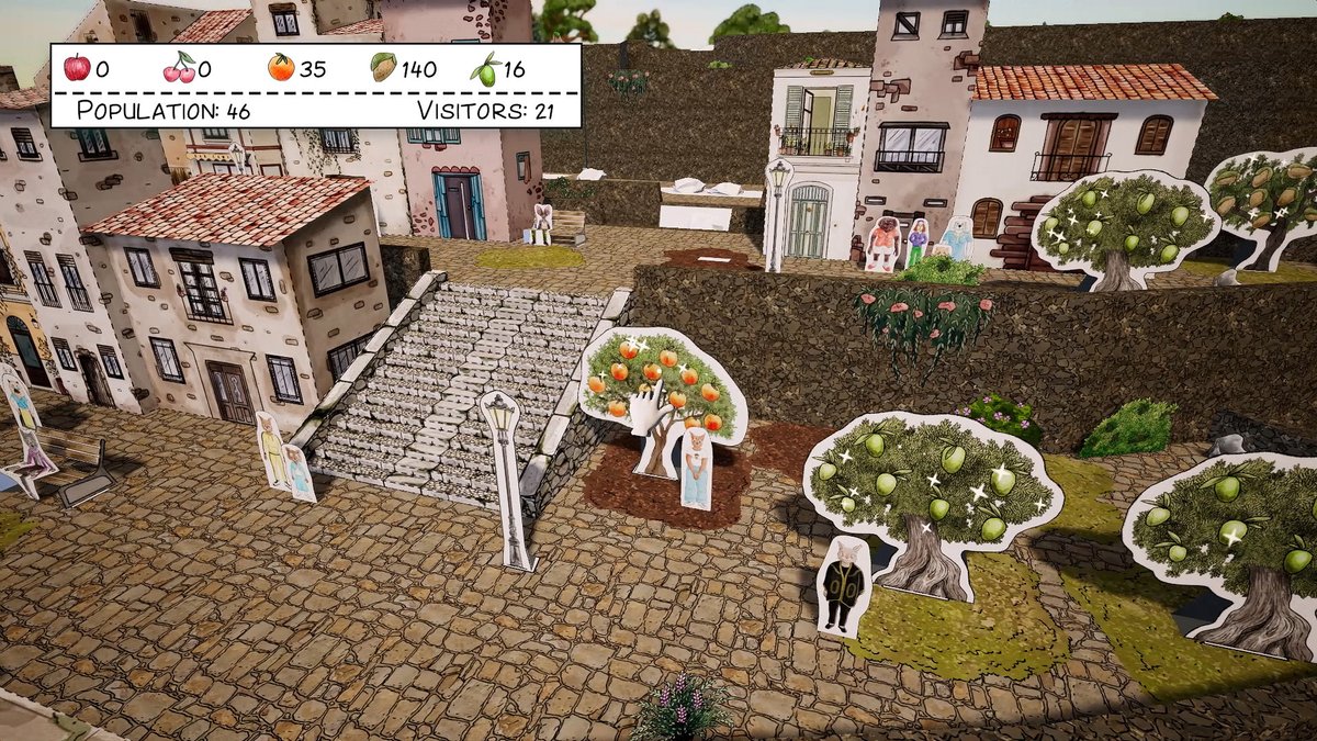DevilishGames - Wishlist ✂️ Cutout Village! tweet media