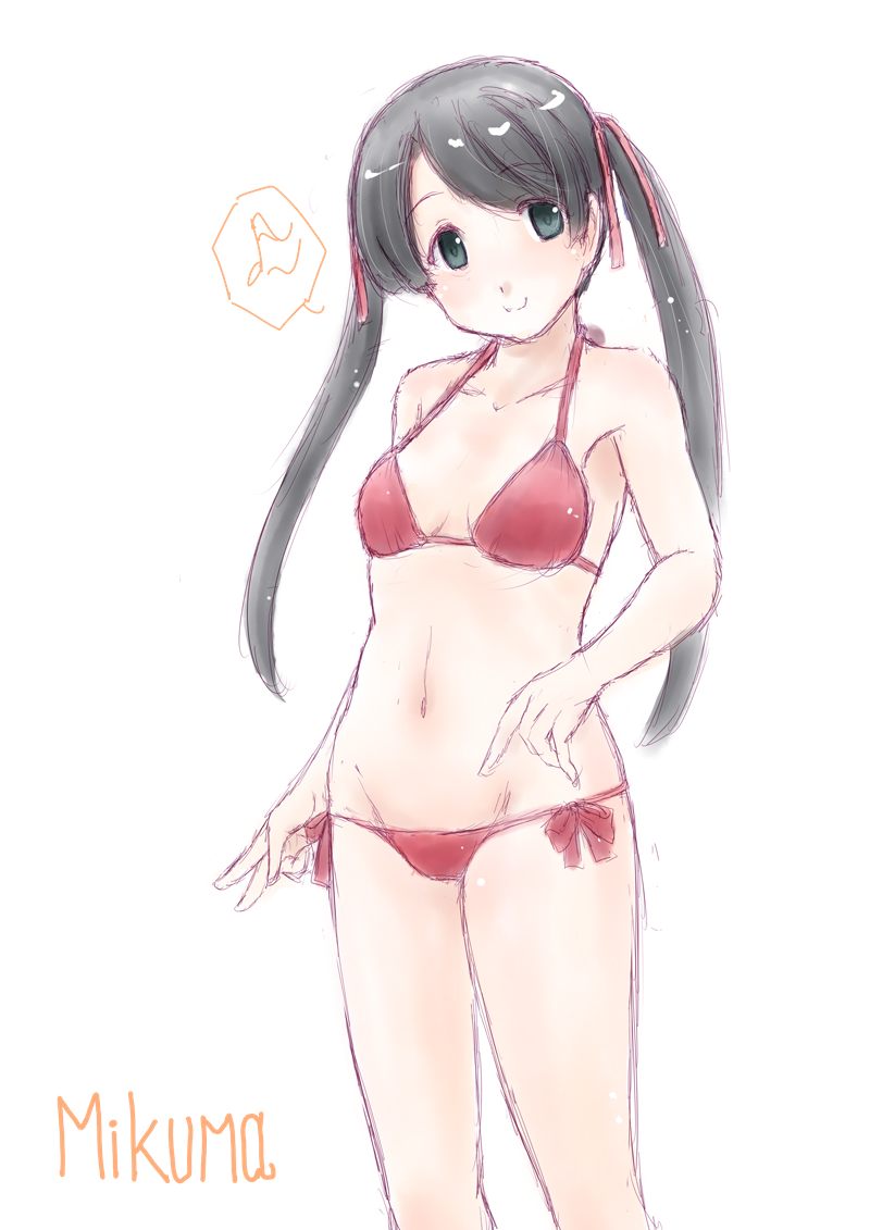 #なんの脈絡もなく水着イラストを再掲して最近フォローしてくれたフォロワーを怖がらせましょう 
深刻な水着重巡不足と聞いて 