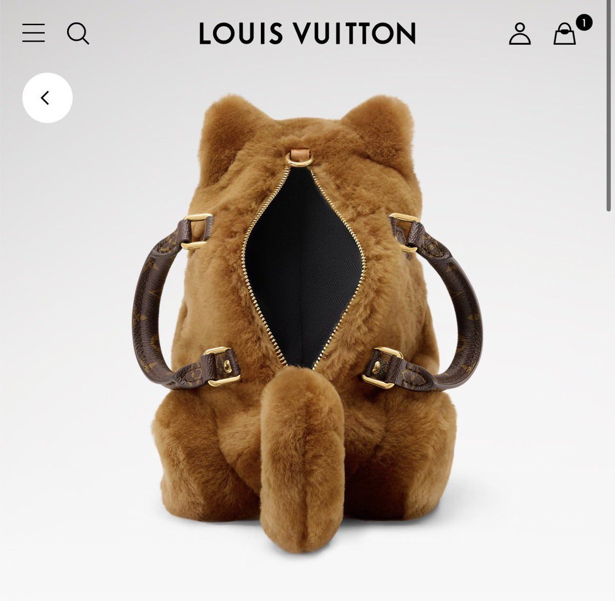 ルイヴィトンの128万円の柴犬ちゃん欲しすぎる🐕💖可愛い、買えない。笑