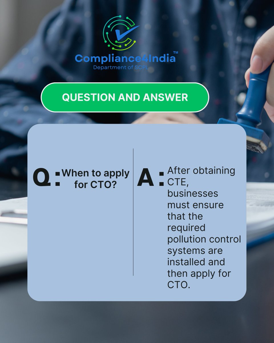 Thescpl's tweet image. Who needs CTO certification? 👀
If your business generates emissions, waste, or pollution, CTO is a must for legal operations.

Avoid risks, stay compliant 🌱
👉 DM us to get your CTO done

#CTO #Compliance #Environmental #BusinessIndia