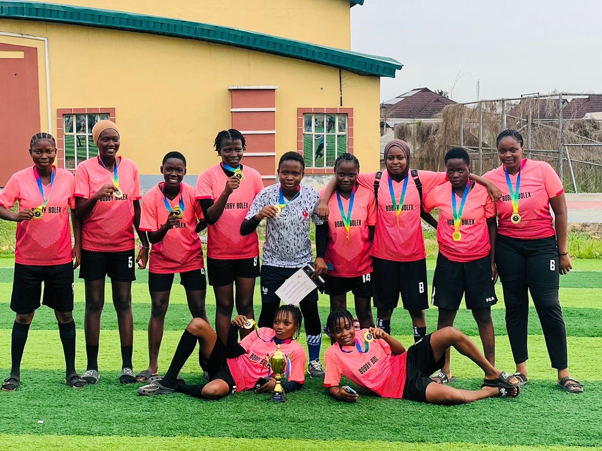 OFFICIALESANOOU's tweet photo. Double win🏆

EDUCATION wrote two histories today in the Football Lover's Association (FLA)
1. Winning Male and Female Cup same administration 
2. ⁠Winning Female Cup B2B https://t.co/nZ6NzRxY9p