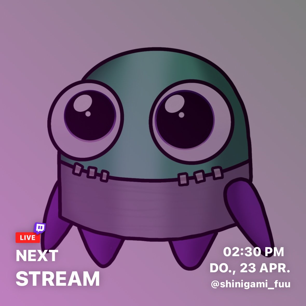 ShinigamiFuu's tweet image. Guten Morgen ihr Sonnenscheine,
Heute ab 14:30Uhr spiele ich mit @Luciferlp90  R.E.P.O. 🥰 auf 
Twitch.tv/shinigami_fuu  #vtuber #collab