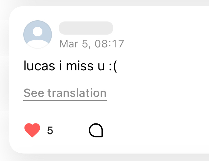 Kind Comments Collection, pt. 601

#444isXuxiTime #LUCAS 
#WeLoveYouLucas #루카스