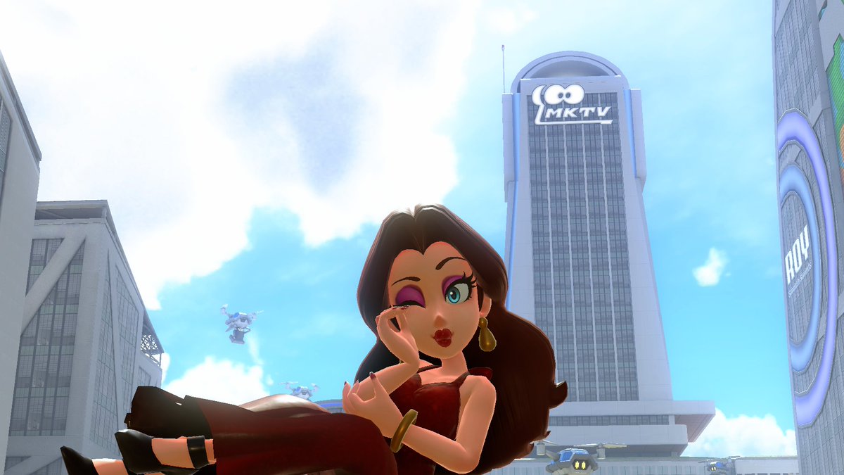 マリオヒロイン4人のキメ顔♪