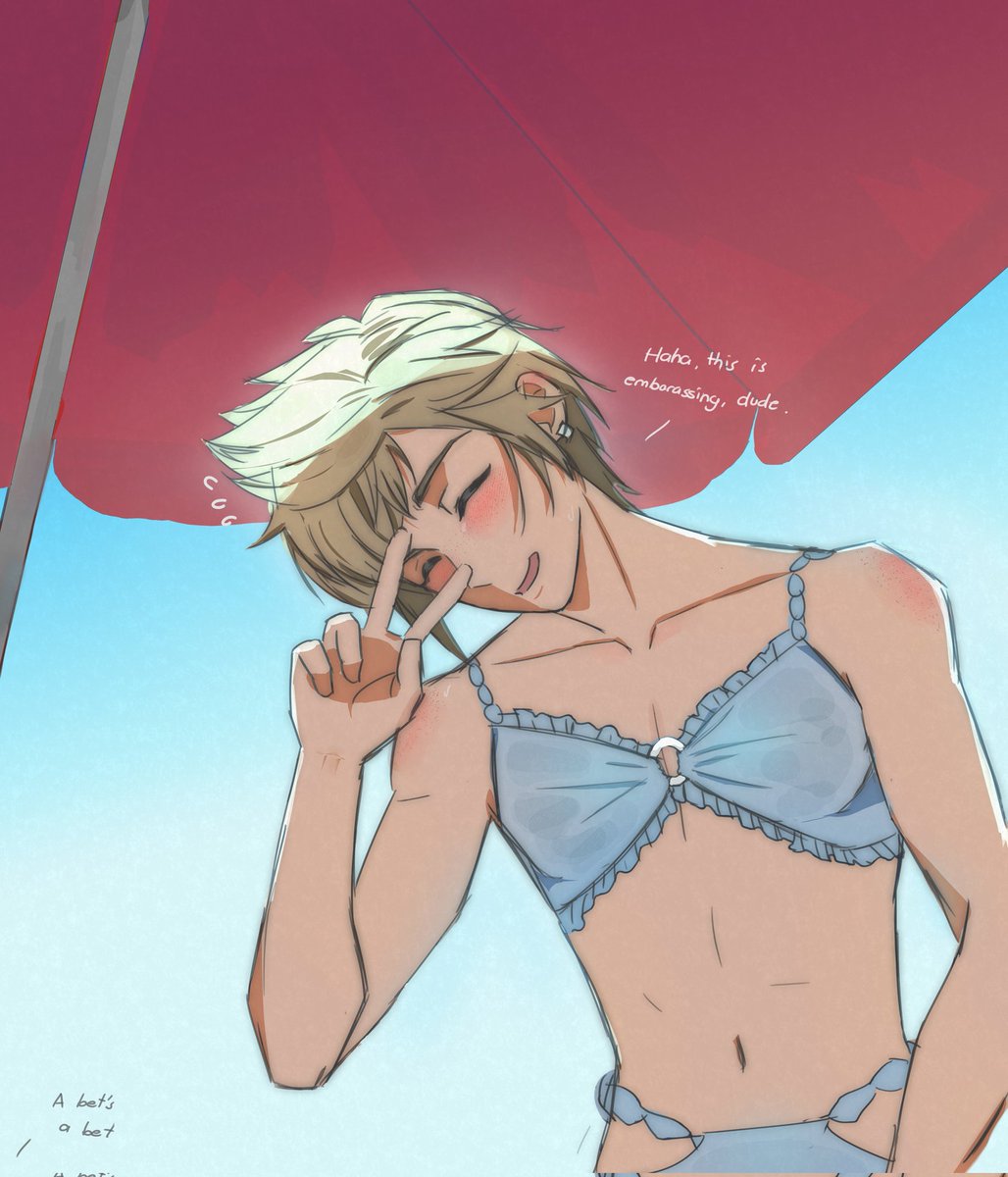 Little colab with <a href="/GingerFruitbowl/">Mi ⅕ 🎮 Final Fantasy XV</a> ✨️ it was so much fun!

I think they should lose more bets in the future 🤭

#FFXV #FF15 #Prompto #プロンプト #Verstael #ヴァーサタイル