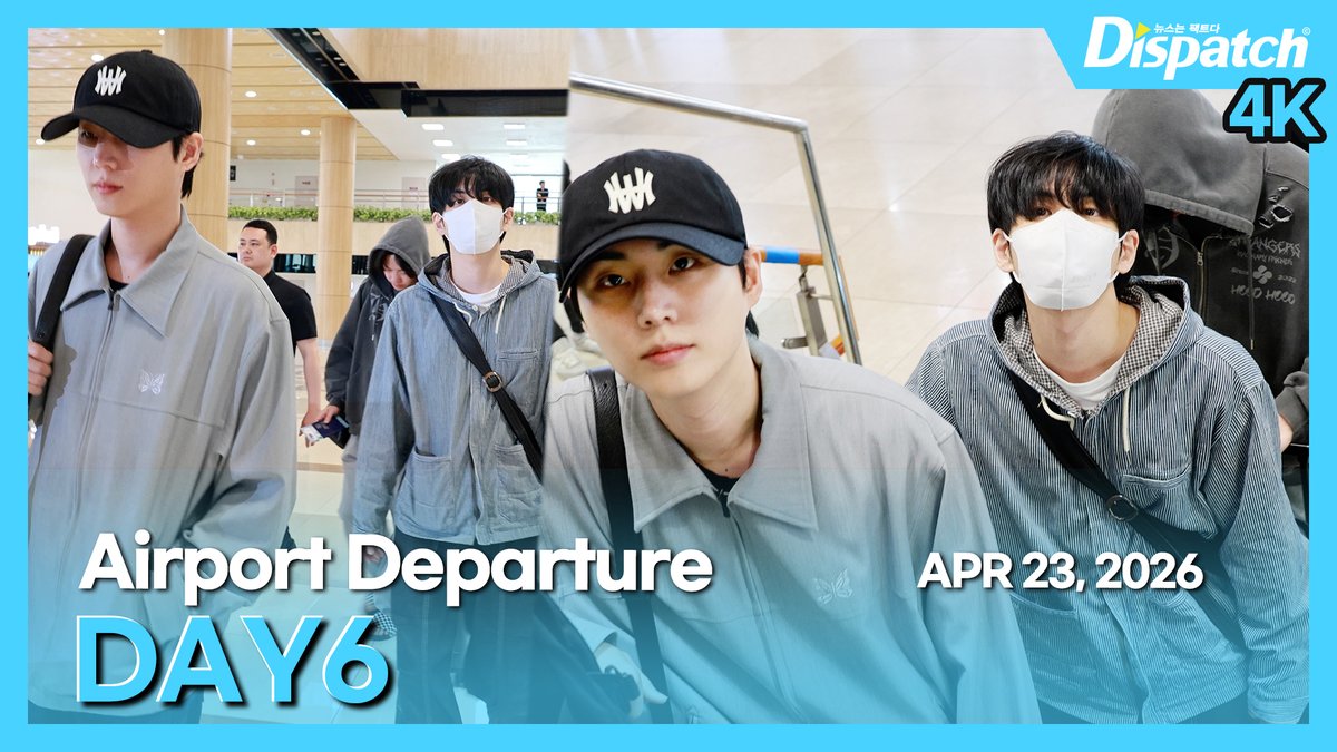 [🎥] 데이식스(DAY6), 김포국제공항 출국

youtu.be/qnukOWKmdkk

#데이식스 #DAY6 #성진 #영케이 #원필 #도운 #SUNGJIN #YoungK #WONPIL #DOWOON #공항패션 #공항 #출국 #airport #departure #DIPE #디스패치 #dispatch