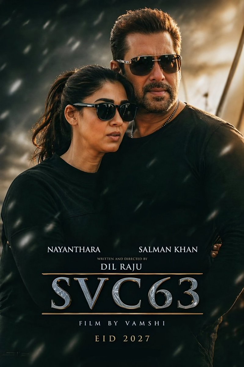BhaijaanSkf2's tweet image. The Title Announcement Of Megastar Salman Khan And Lady Superstar And Director Vamshi Paidipally's Untitled Project #SVC63 Will Come By The End Of April Or Mid-May. This is The Plan For Now, But it May Change.

#SalmanKhan #Nayanthara #VamshiPaidipally