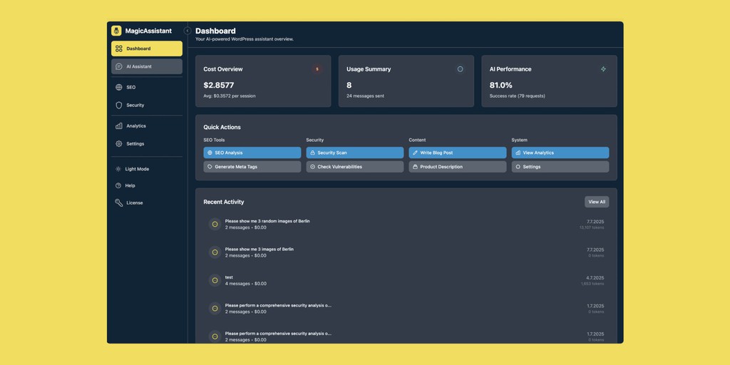 stalinkay_llc's tweet image. MagicAssistant – Deep #AI Integration with #WordPress 👉 lttr.ai/AqZsR