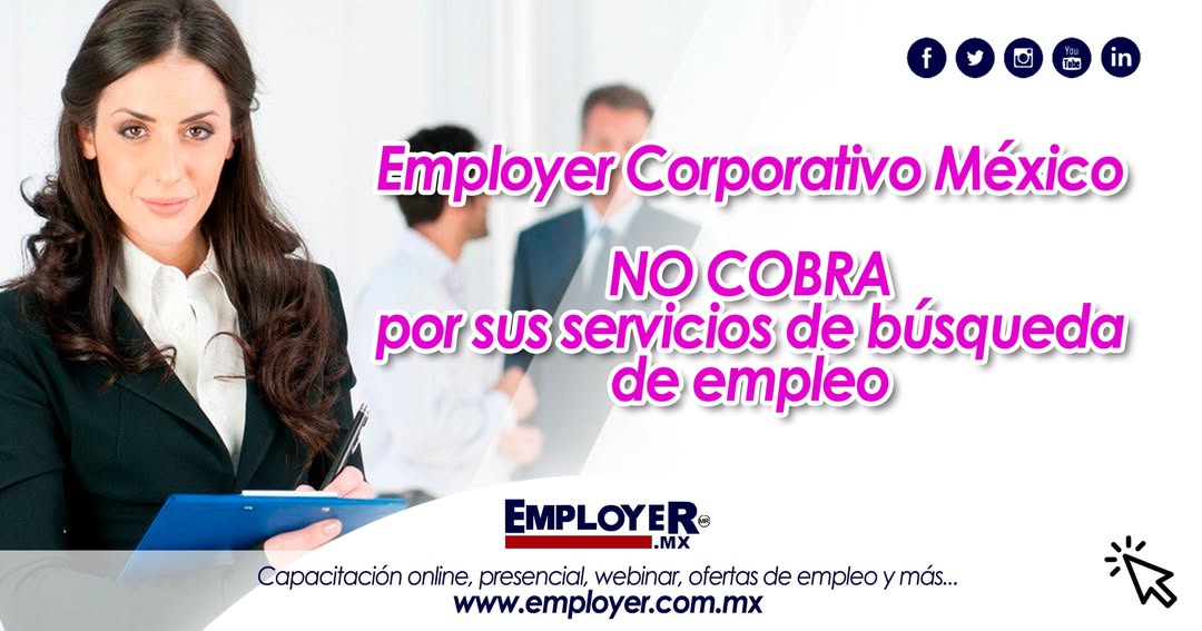 EmployerMX's tweet image. ¡Recuerda!
Employer no te cobra por ningún servicio en tu búsqueda de empleo.
Si alguna empresa o reclutador lo hace a nuestro nombre, repórtalo en WhatsApp o Messenger

______________________________________
 #EmployerMX #Employer #Empleo #Trabajo #México #Gratis #NoCobro