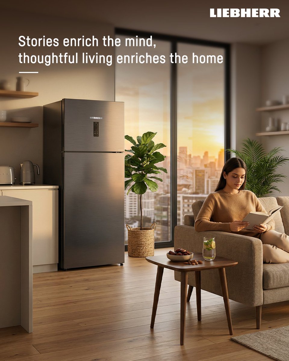 Some things are meant to be treasured,
from cherished pages to everyday freshness.
Happy World Book Day.

#liebherr #liebherrappliancesindia #loveinnovationloveliebherr #germantechnology #refrigerator #freshness #bookday #bookday2026
